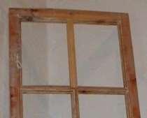 restaurering af småsprosset vinduesramme