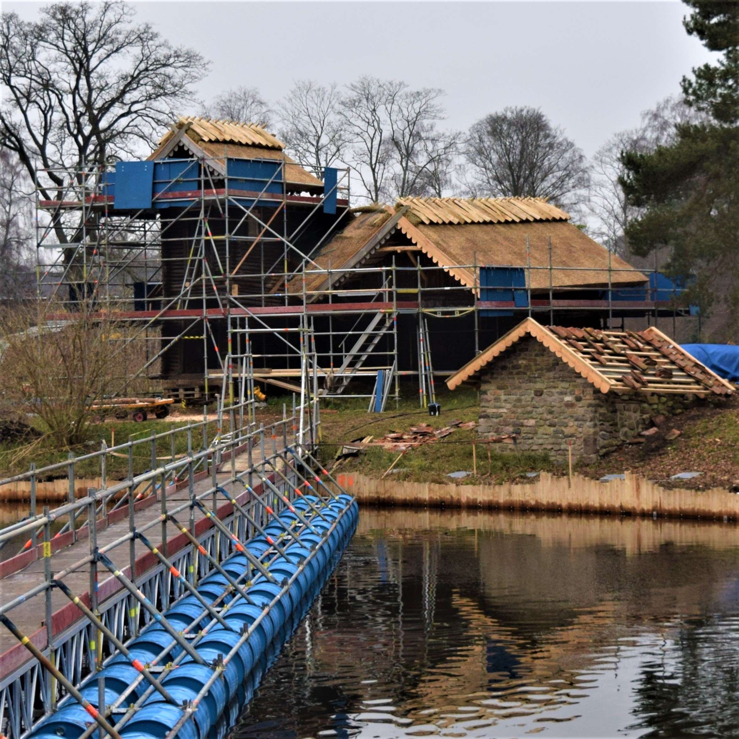 restaurering - restaurering afbjælkehytte